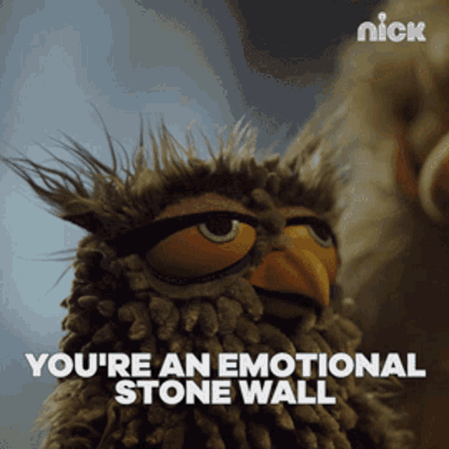 Youre An Emotional Stone Wall Stacey GIF - Youre An Emotional Stone Wall Stacey The Barbarian And The Troll GIFs