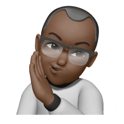 a cartoon of a man wearing glasses covering his face with his hand
