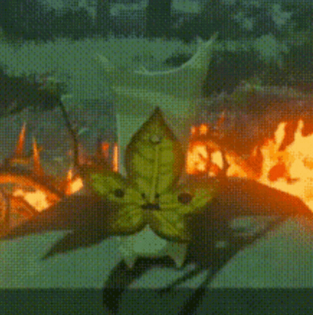 Korok Botw GIF - Korok Botw Fire GIFs
