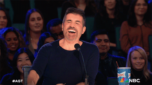 Laughing Simon Cowell GIF - Laughing Simon Cowell America'S Got Talent GIFs