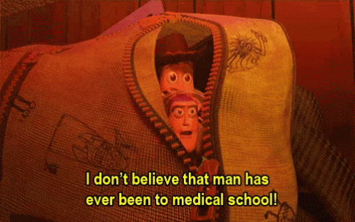 Toy Story Medical School GIF - Toy Story Medical School Med School GIFs