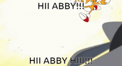 Tails Abby GIF - Tails Abby Hii Abby GIFs