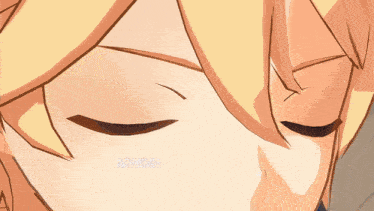 a close up of a cartoon character 's eye with the word achieve on the bottom