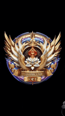 a logo that says vct on it with a dragon