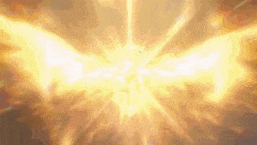 a butterfly 's wings are glowing brightly in a dark background