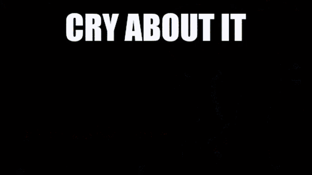 a cartoon of a robot with the words cry about it robo-ii