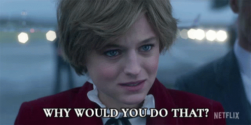 Why Would You Do That Princess Diana GIF - Why Would You Do That Princess Diana Lady Diana Spencer GIFs