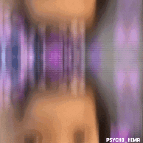 a little girl drinking through a straw from a bottle that says psycho hima