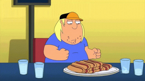 Family Guy Chris Griffin GIF - Family Guy Chris Griffin Hotdogs GIFs