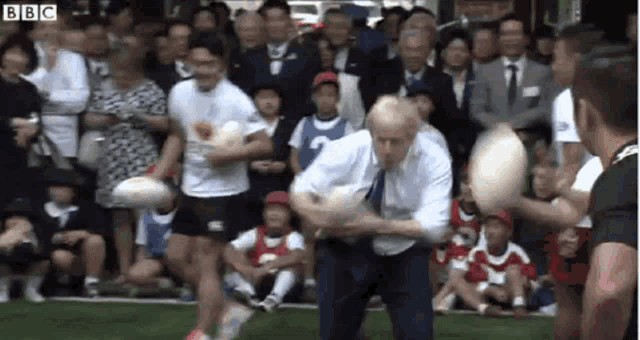 Boris Johnson Rugby GIF - Boris Johnson Rugby Tackle GIFs