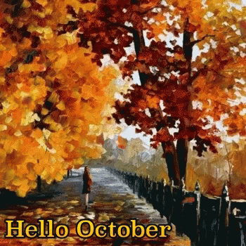 Hello October Autumn GIF - Hello October October Autumn GIFs