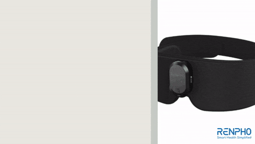 an advertisement for renpho 's eye snooze aroma device