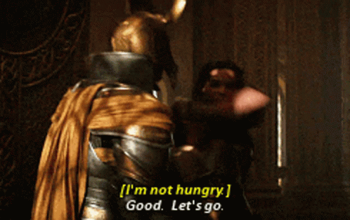 Not Hungry Lets Go GIF - Not Hungry Lets Go Good Lets Go GIFs