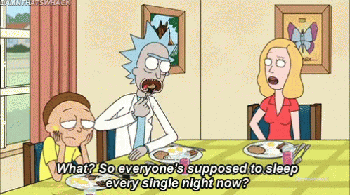 Rick And Morty Breakfast GIF - Rick And Morty Breakfast Table GIFs
