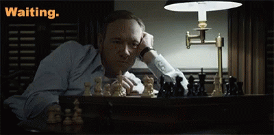 Frank Underwood House Of Cards GIF - Frank Underwood House Of Cards Waiting GIFs
