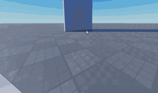 a computer screen shows a mouse pointing to a tower