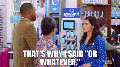 Superstore Amy Sosa GIF - Superstore Amy Sosa Thats Why I Said Or Whatever GIFs