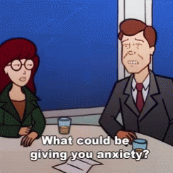 Daria What Could Be Giving You Anxiety GIF - Daria What Could Be Giving You Anxiety GIFs