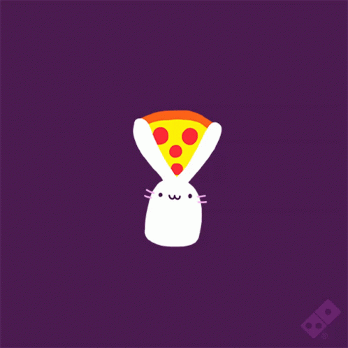 I Love Pizza Bunny GIF - I Love Pizza Bunny Cute GIFs