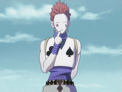 a cartoon character with a spade on his shirt is thinking