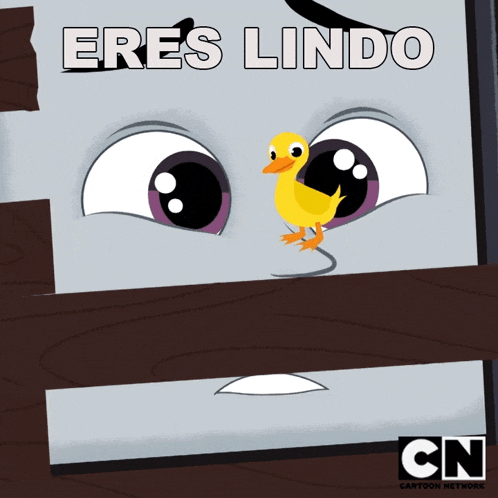 an advertisement for cartoon network shows a cartoon duck