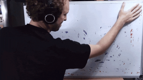 Cleaning The Board Peter Deligdisch GIF - Cleaning The Board Peter Deligdisch Peter Draws GIFs
