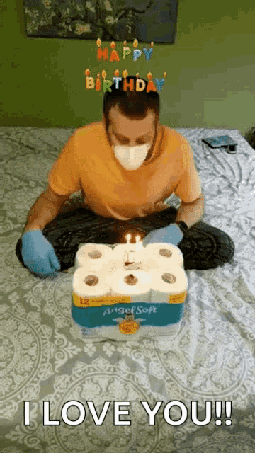 Happy Birthday Quarantine GIF