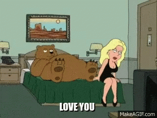 Family Guy Bear GIF - Family Guy Bear Love You GIFs
