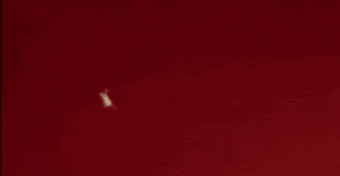 the words out the water are written on a red background