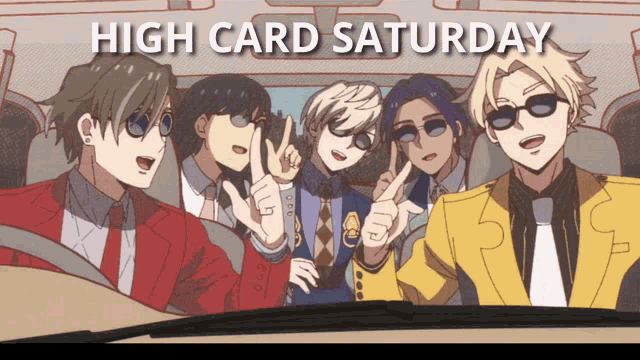 Anime High Card GIF - Anime High Card Saturday GIFs