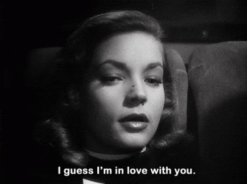 Lauren Bacall I Guess Im In Love With You GIF - Lauren Bacall I Guess Im In Love With You In Love GIFs