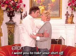 Ellen Galen Gering GIF - Ellen Galen Gering Take Your Shirt Off GIFs