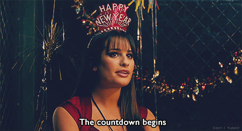 Countdown GIF - Lea Michele New Year Countdown Happy New Year GIFs
