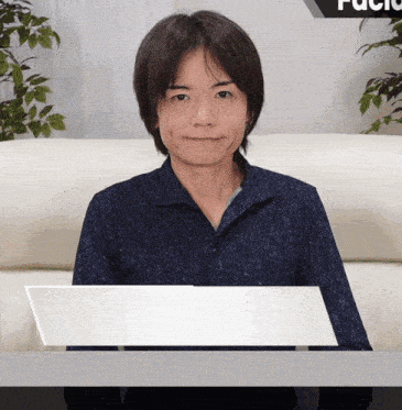 Masahiro Sakurai Facial Animations GIF
