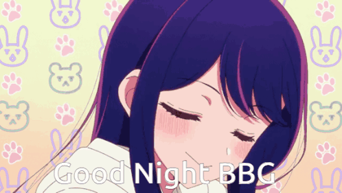 Oshi No Ko Bbg GIF - Oshi No Ko Bbg Good Night GIFs