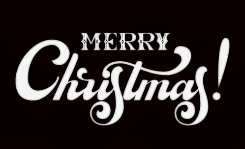 a black background with white merry christmas written on it
