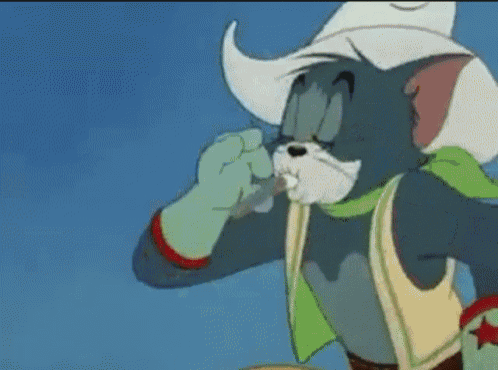 Tom And Jerry Cowboy GIF - Tom And Jerry Cowboy Flirt GIFs