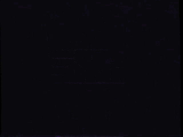 a purple background with a black border and a light shining on it