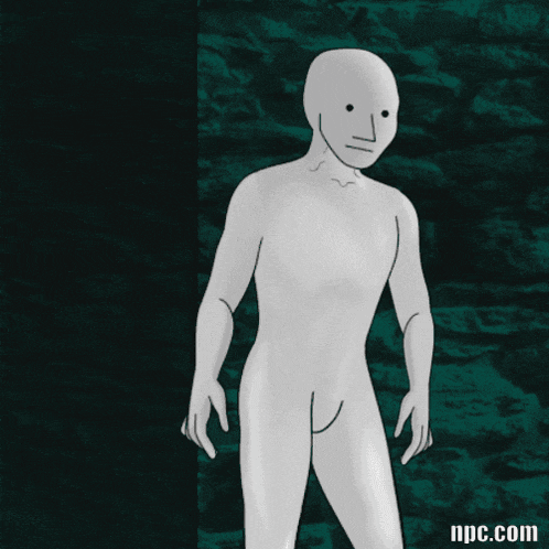 a drawing of a naked man with the website npc.com underneath