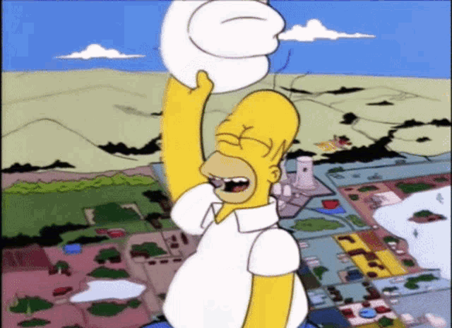 The Simpsons Homer Simpson GIF - The Simpsons Homer Simpson Rocket GIFs