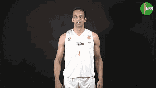 a man in a white jersey with the number 1 on it