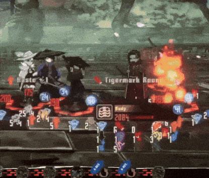 a video game is being played and has a character named haste