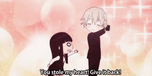 You Stole My Heart Give It Back GIF - You Stole My Heart Give It Back Heart GIFs