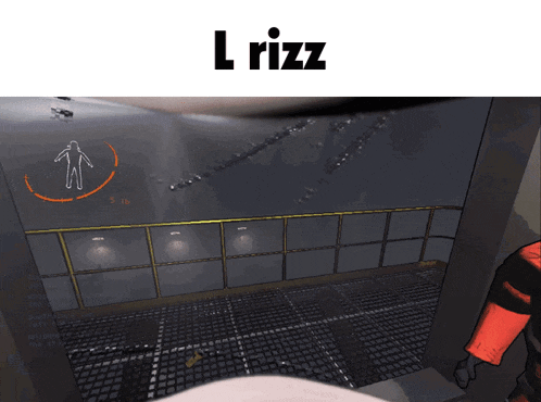 a screenshot of a video game with the name l rizz on the bottom