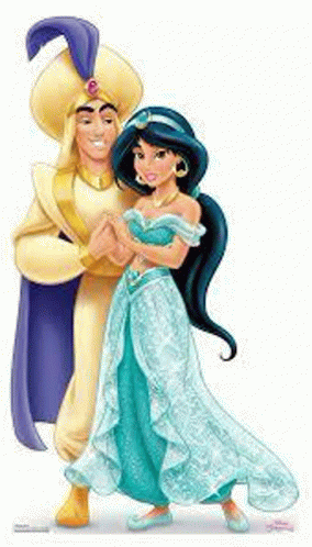 They Are Cute Together Princess Jasmine Knows That Its Alladdin GIF - They Are Cute Together Princess Jasmine Knows That Its Alladdin Shes Cross GIFs