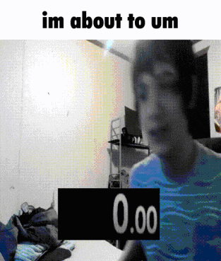 a blurry picture of a person with a sign that says 0.00