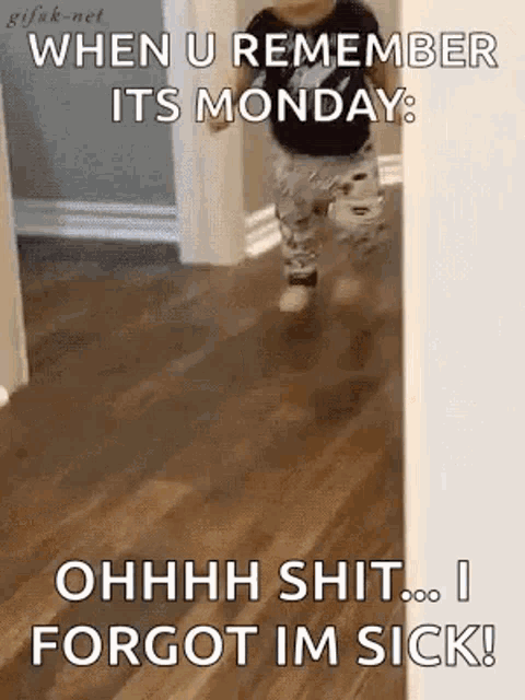 When You Remember Its Monday Baby GIF - When You Remember Its Monday Baby Oops GIFs