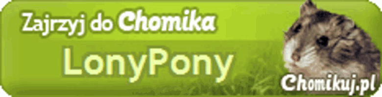 a picture of a hamster on a green background with the words zajrzyj do chomika lonypony