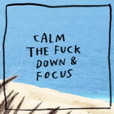 Calm Down Calm The Fuck Down GIF - Calm Down Calm The Fuck Down Ocean GIFs
