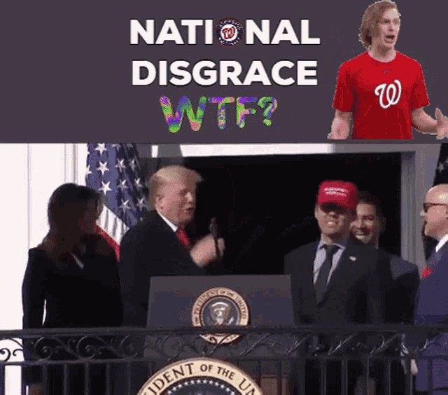 Nationials Trump GIF - Nationials Trump Wtf GIFs